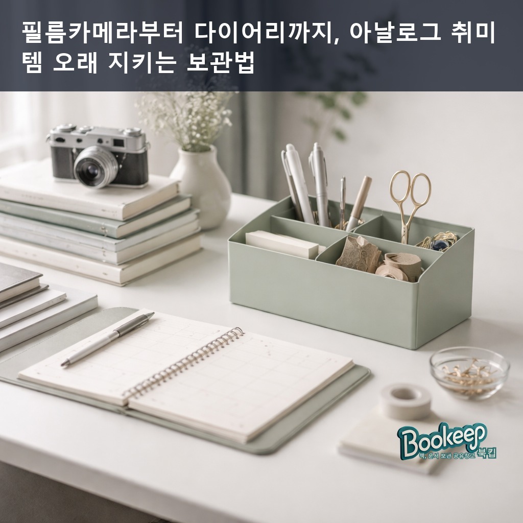 필름카메라부터 다이어리까지, 아날로그 취미템 오래 지키는 보관법