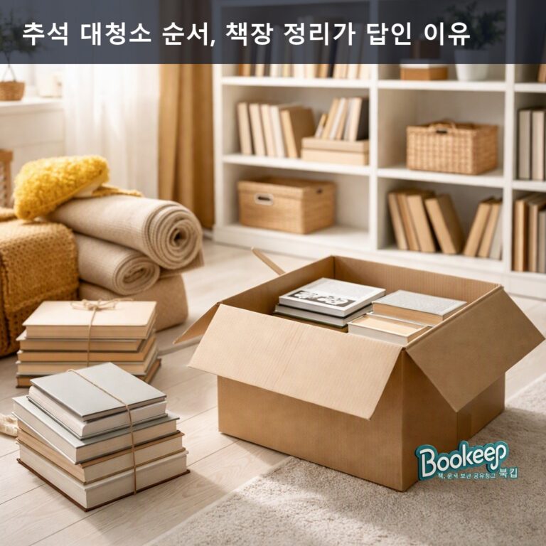 추석 대청소 순서, 책장 정리가 답인 이유
