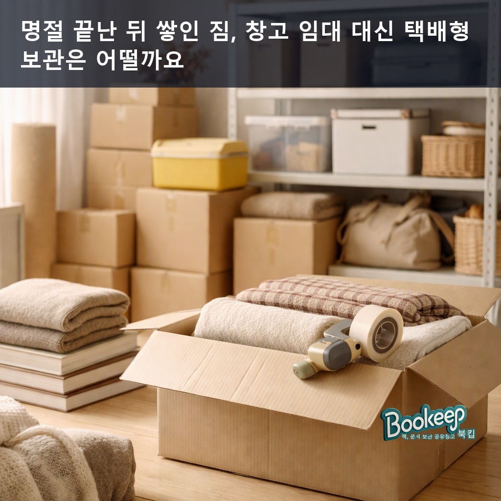 명절 끝난 뒤 쌓인 짐, 창고 임대 대신 택배형 보관은 어떨까요