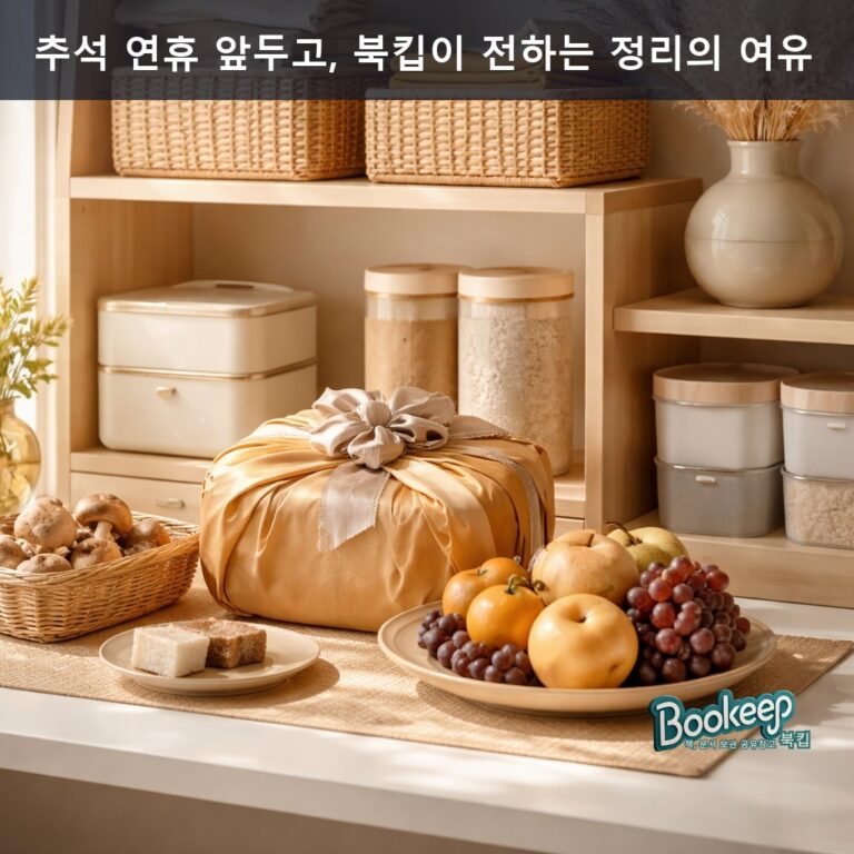 추석 연휴 앞두고, 북킵이 전하는 정리의 여유